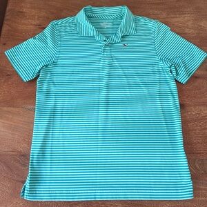 Boys' Striped Sankaty Polo- Size M (12-14)